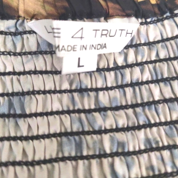 Leopard Print Bustier Toplive 4 truth tank bustier bra tiger Size L - Picture 5 of 6